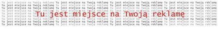 Baner - Tu jest miejsce na Twoją reklamę